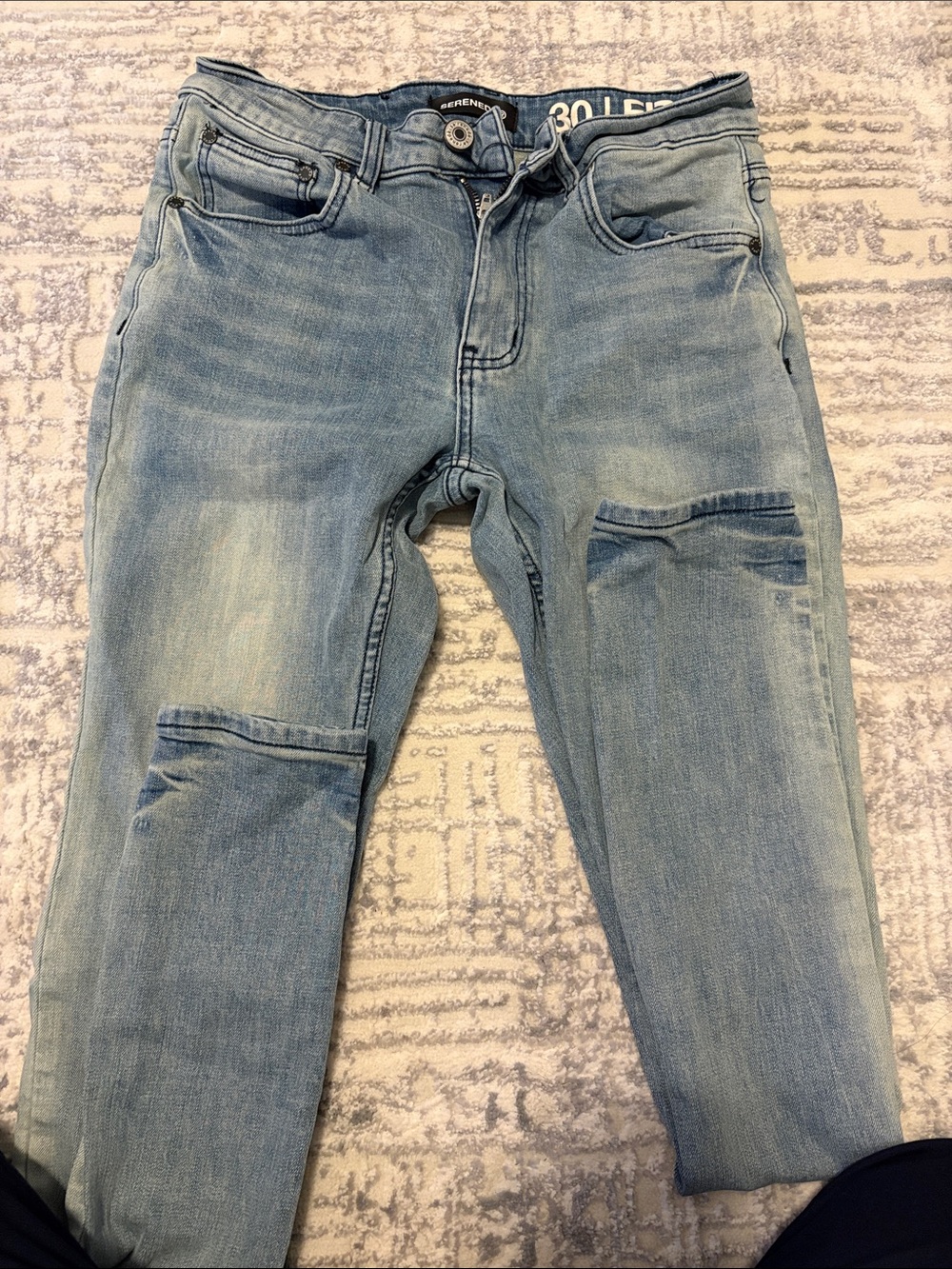 Skinny Light Wash Men’s Jeans - 30